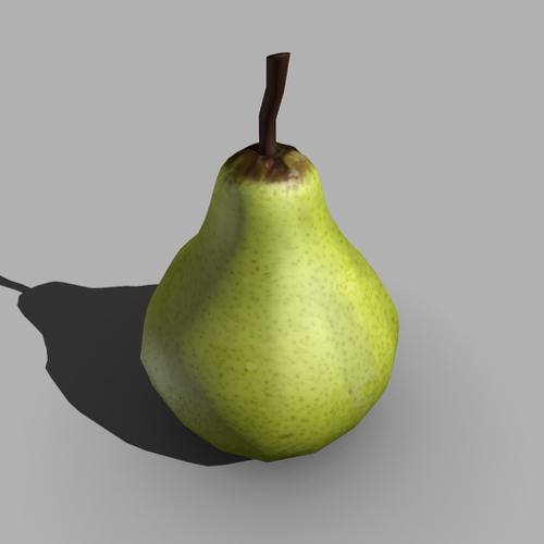 Pear Lowpoly preview image